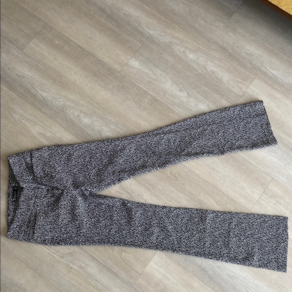 Black and White Tweed Pants